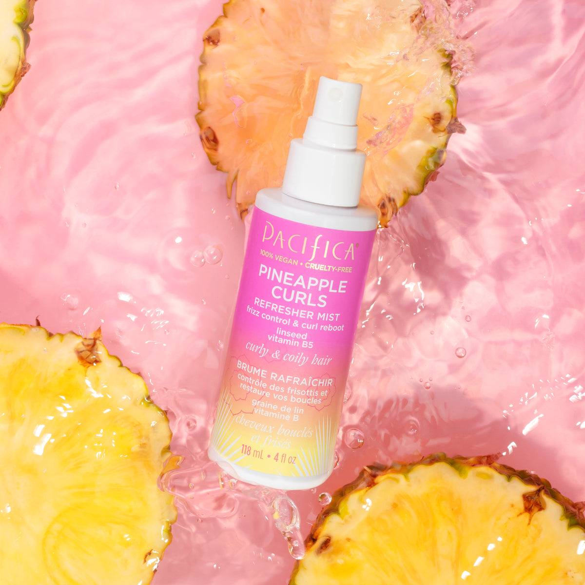 Pineapple Curls Refresher Mist - Haircare - Pacifica Beauty