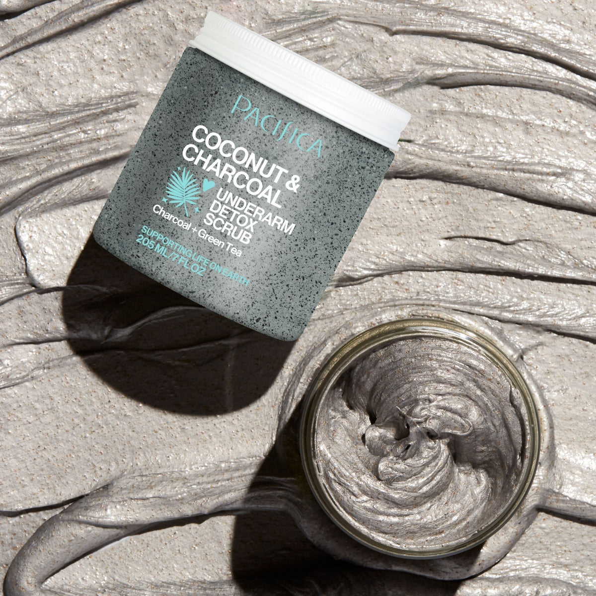 Coconut & Charcoal Underarm Detox Scrub - Pacifica
