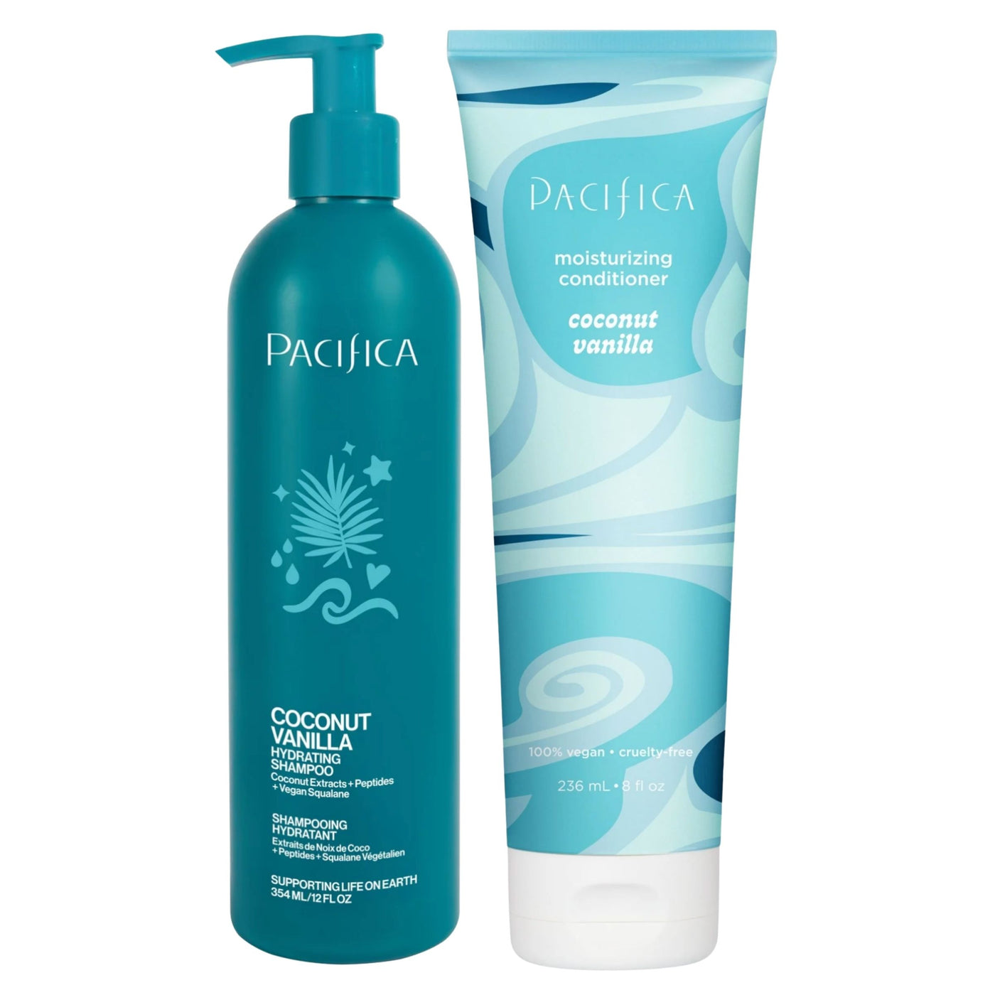 Coconut Vanilla Hydration Haircare Bundle - - Pacifica Beauty