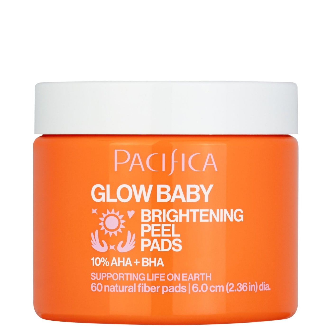 Glow Baby Brightening Peel Pads 10% AHA + BHA - Pacifica
