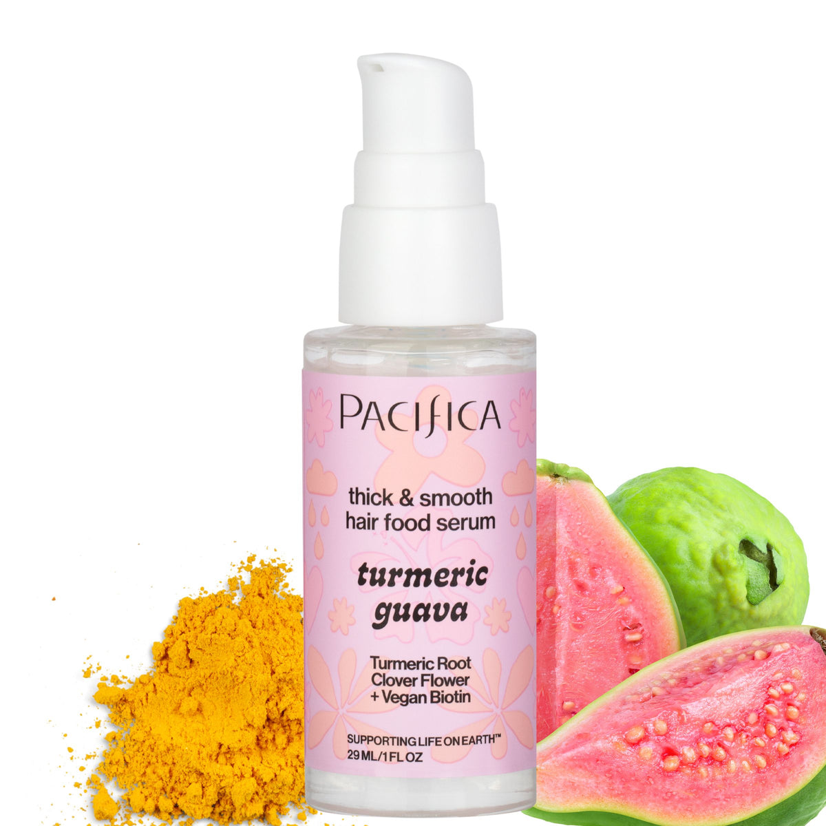 Turmeric Guava Thick and Smooth Hair Serum - Haircare - Pacifica Beauty