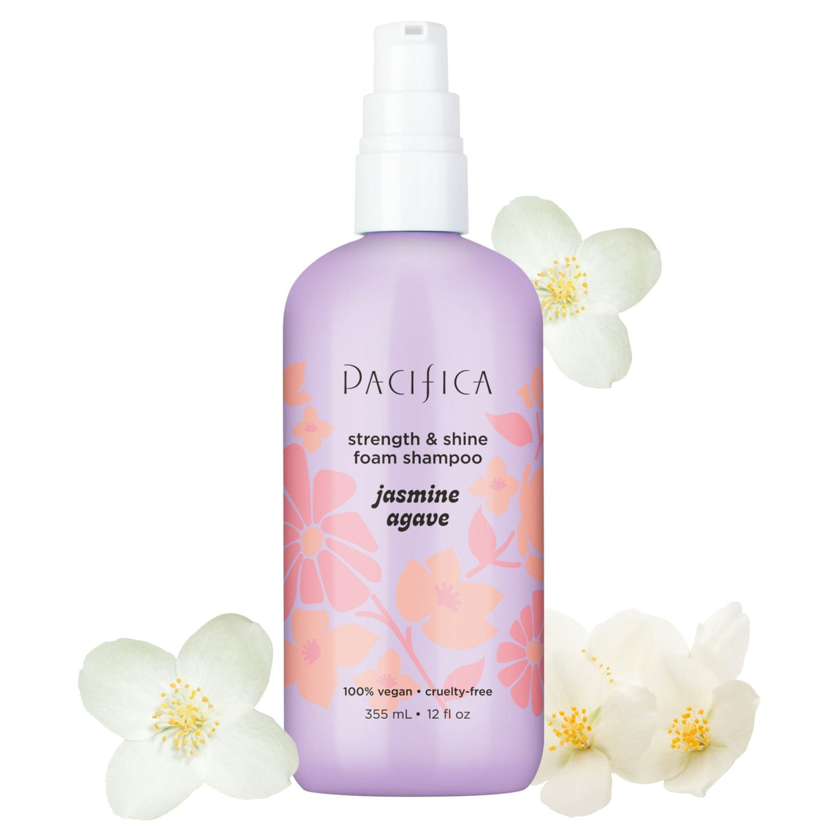 Jasmine Agave Strength + Shine Foaming Shampoo - Pacifica