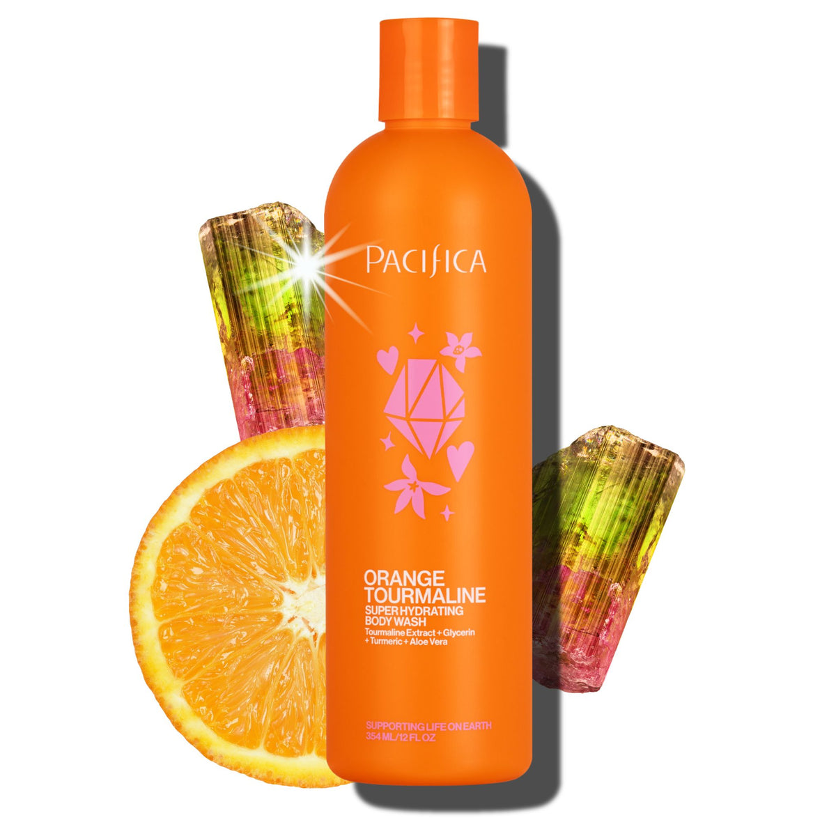 Orange Tourmaline Super Hydrating Body Wash - Bath & Body - Pacifica Beauty