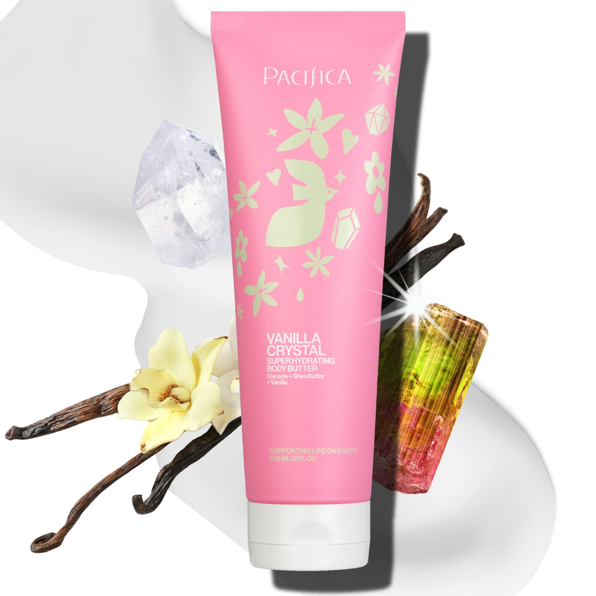 Vanilla Crystal Super Hydrating Body Butter - Bath & Body - Pacifica Beauty