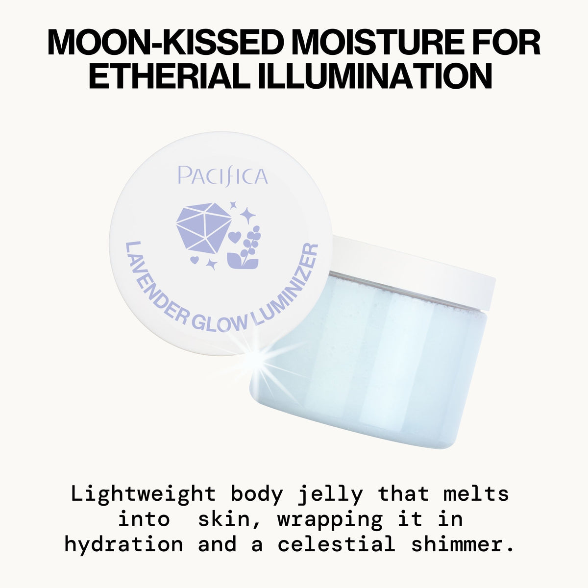 Lavender Glow Luminizer Moon-Kissed Body Jelly - Bath & Body - Pacifica Beauty