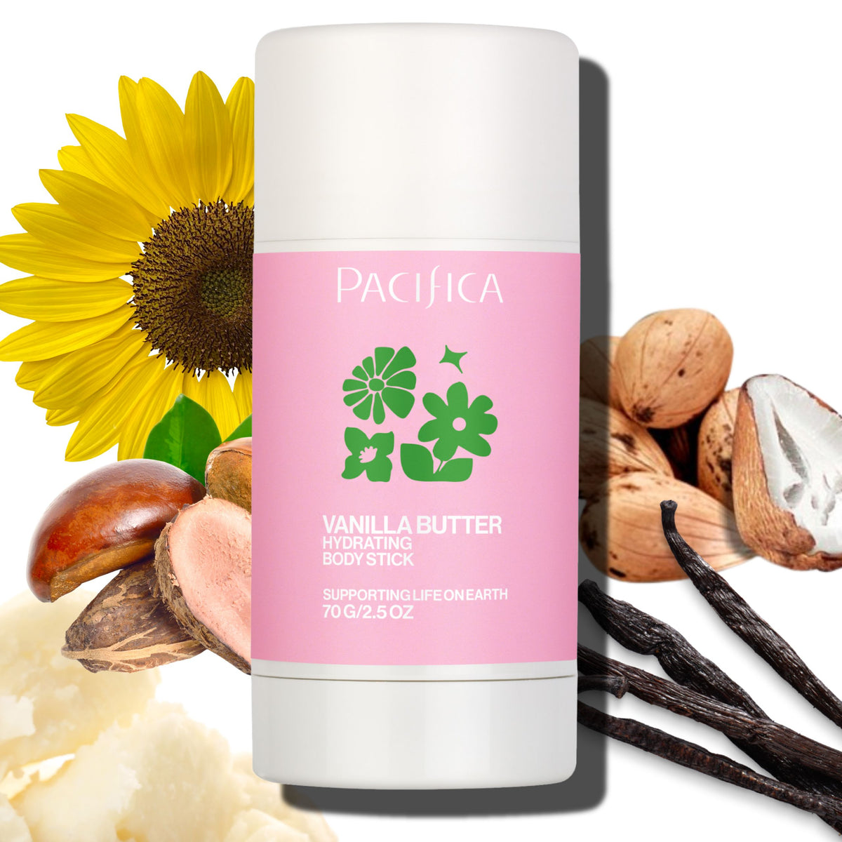 Vanilla Butter Hydrating Body Stick - Bath & Body - Pacifica Beauty