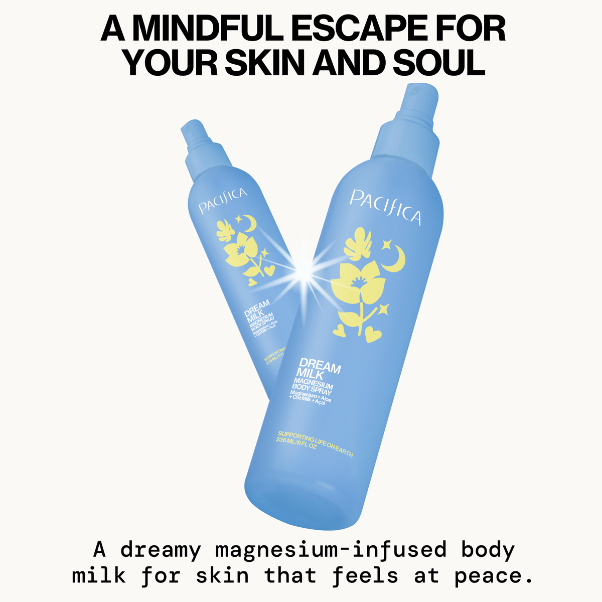 Dream Milk Magnesium Body Spray - Bath & Body - Pacifica Beauty