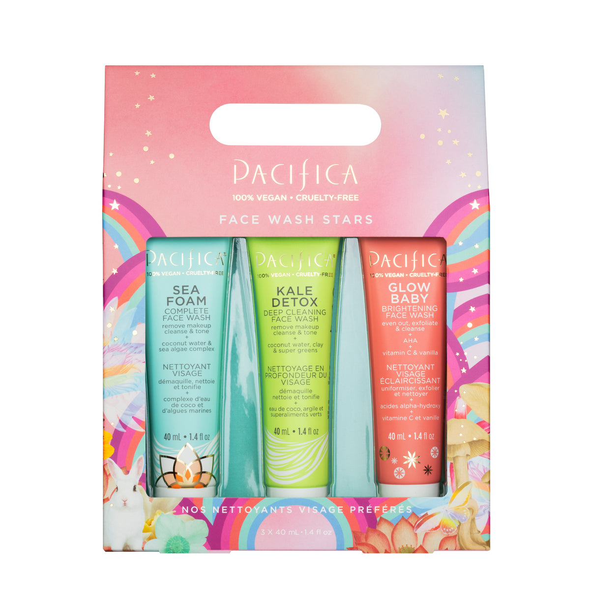 Face Wash Stars - Holiday Sets - Pacifica Beauty