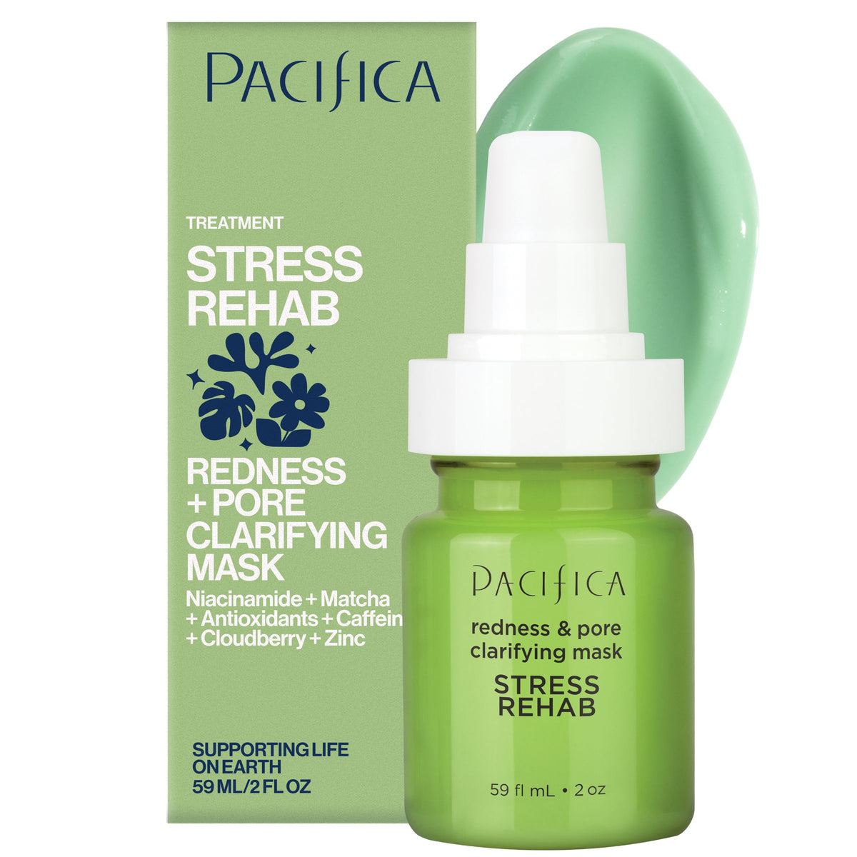 Stress Rehab Redness & Pore Clarifying Mask - Skin Care - Pacifica Beauty