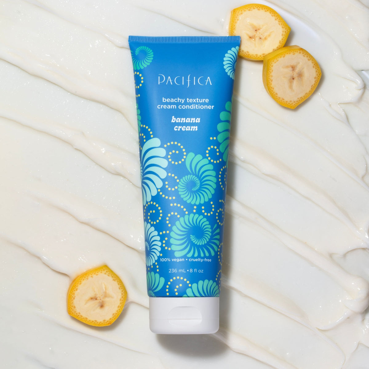 Banana Cream Beachy Texture Cream Conditioner - Haircare - Pacifica Beauty