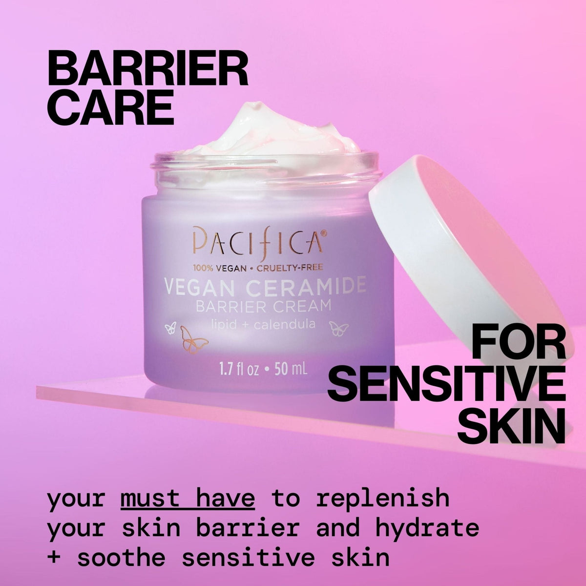 Vegan Ceramide Barrier Face Cream - Pacifica