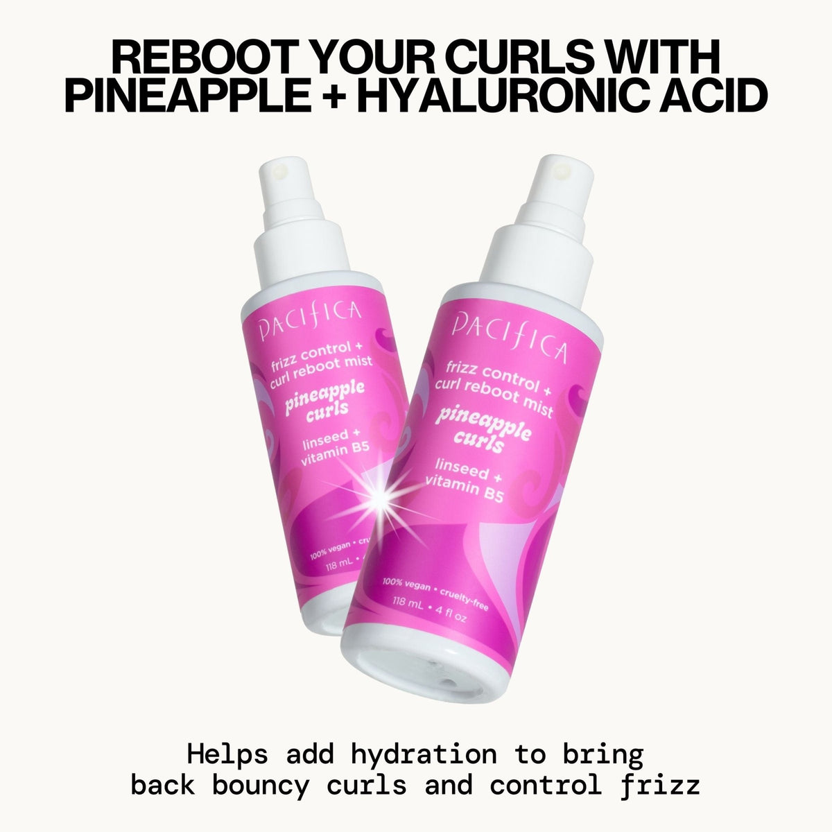Pineapple Curls Frizz Control & Curl Reboot Mist - Pacifica