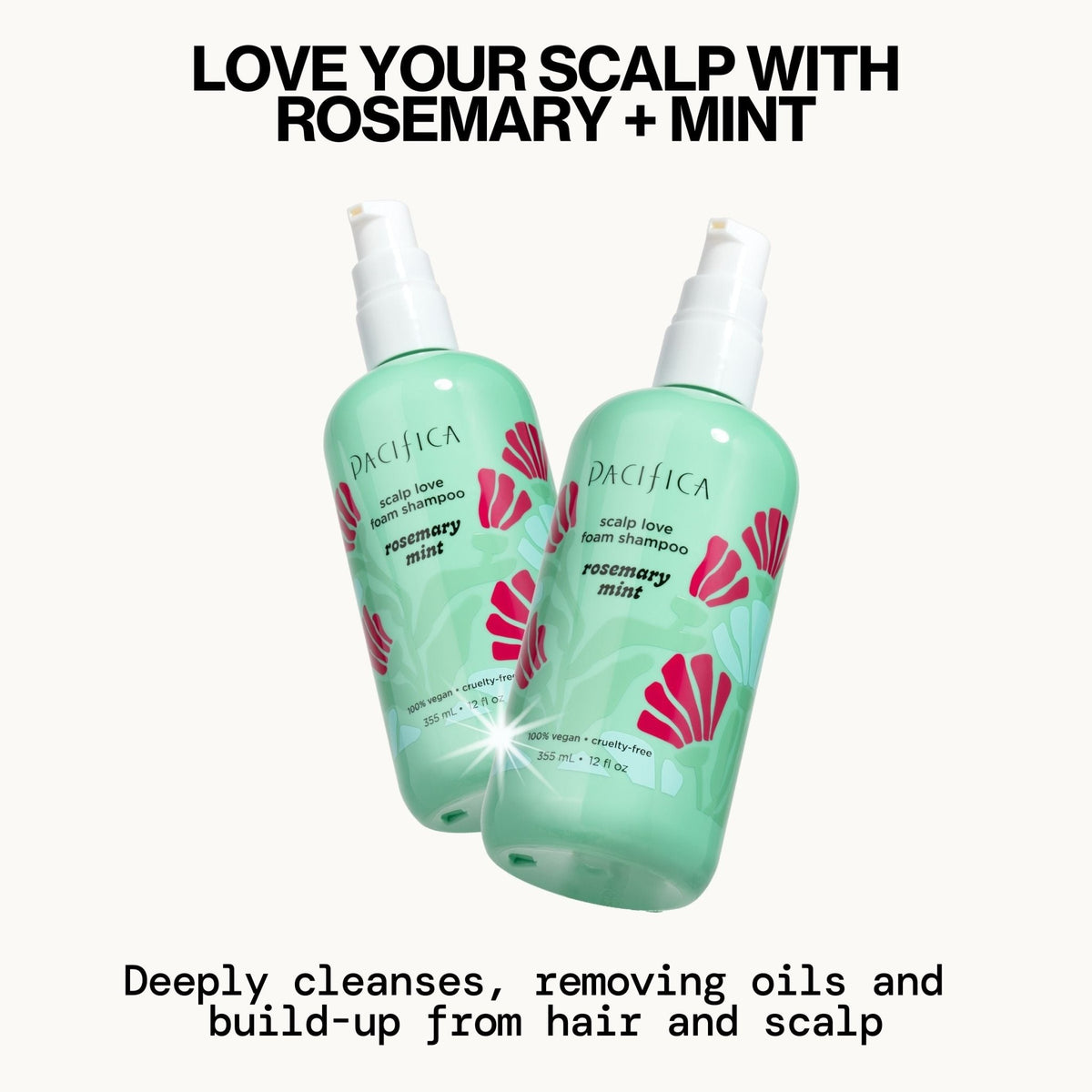 Rosemary Mint Scalp Love Foam Shampoo - Pacifica