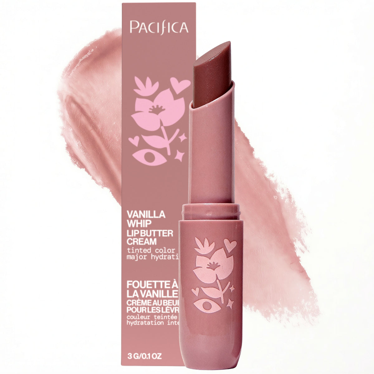 Vanilla Whip Lipbutter Cream - - Pacifica Beauty