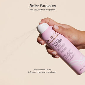Better packaging for you and for the planet. Non-aerosol spray & free of chemical propellants.