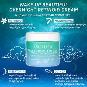 Wake Up Beautiful Overnight Retinoid Cream - Skin Care - Pacifica Beauty