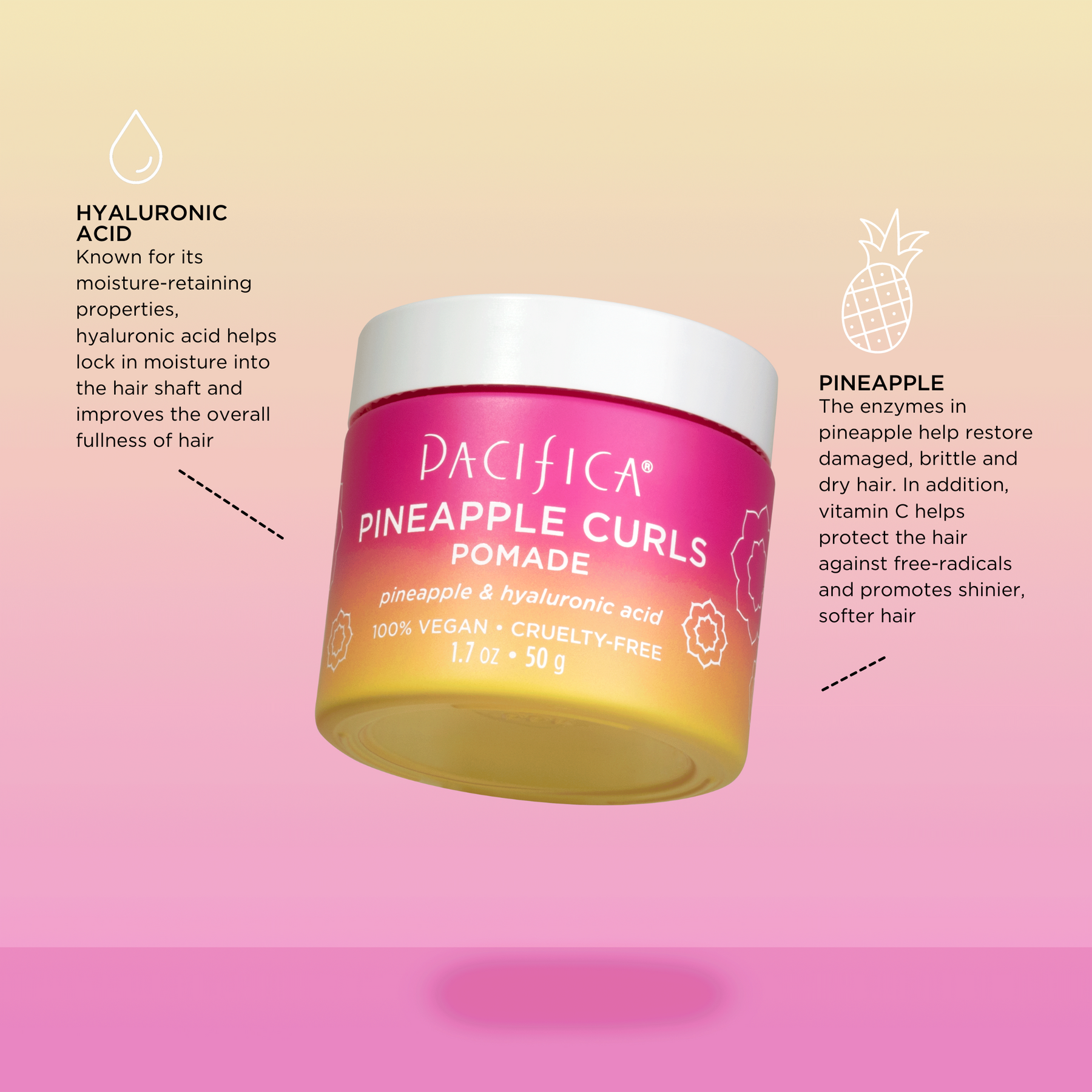 Pineapple Curls Pomade - Haircare - Pacifica Beauty