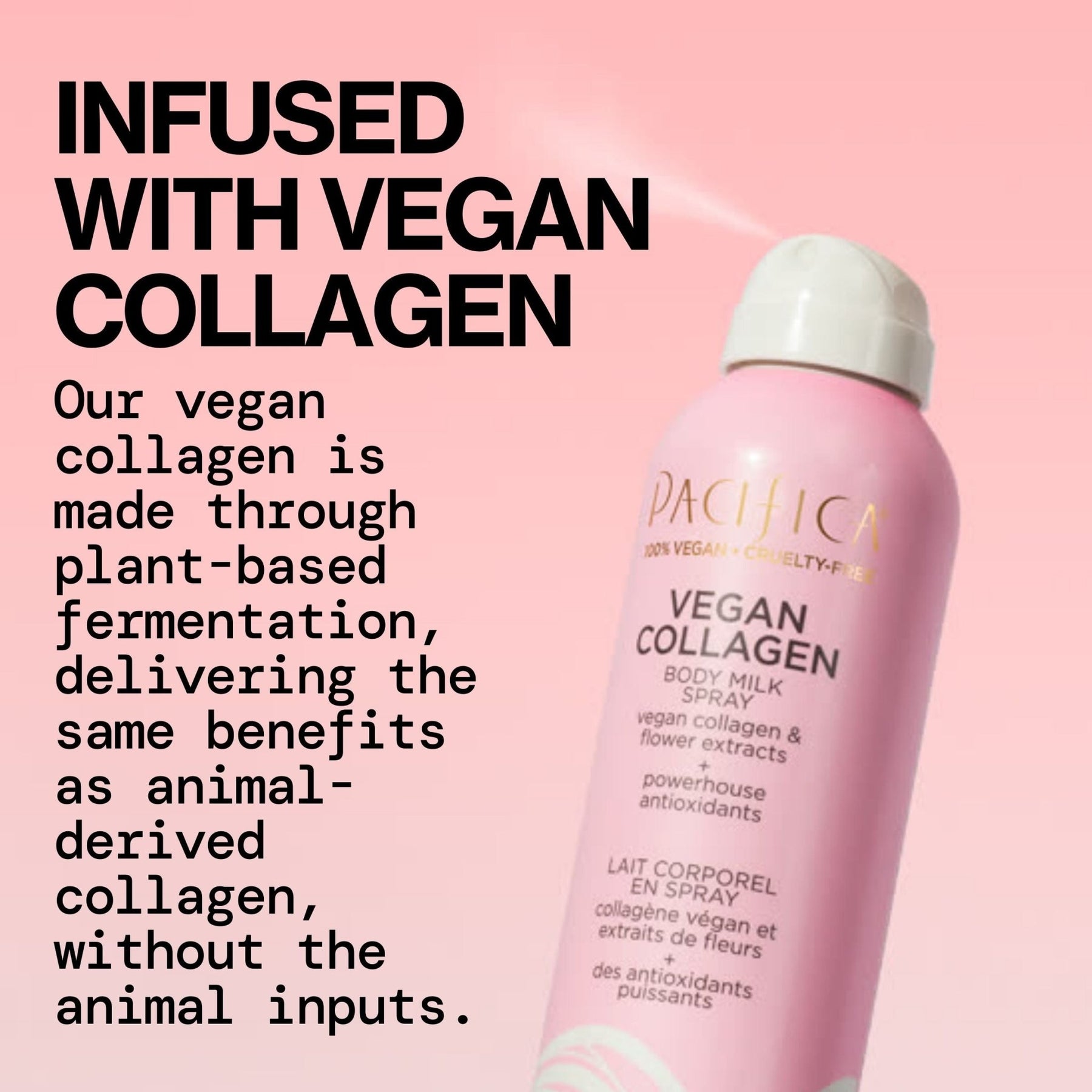 Vegan Collagen Body Milk Spray - Pacifica