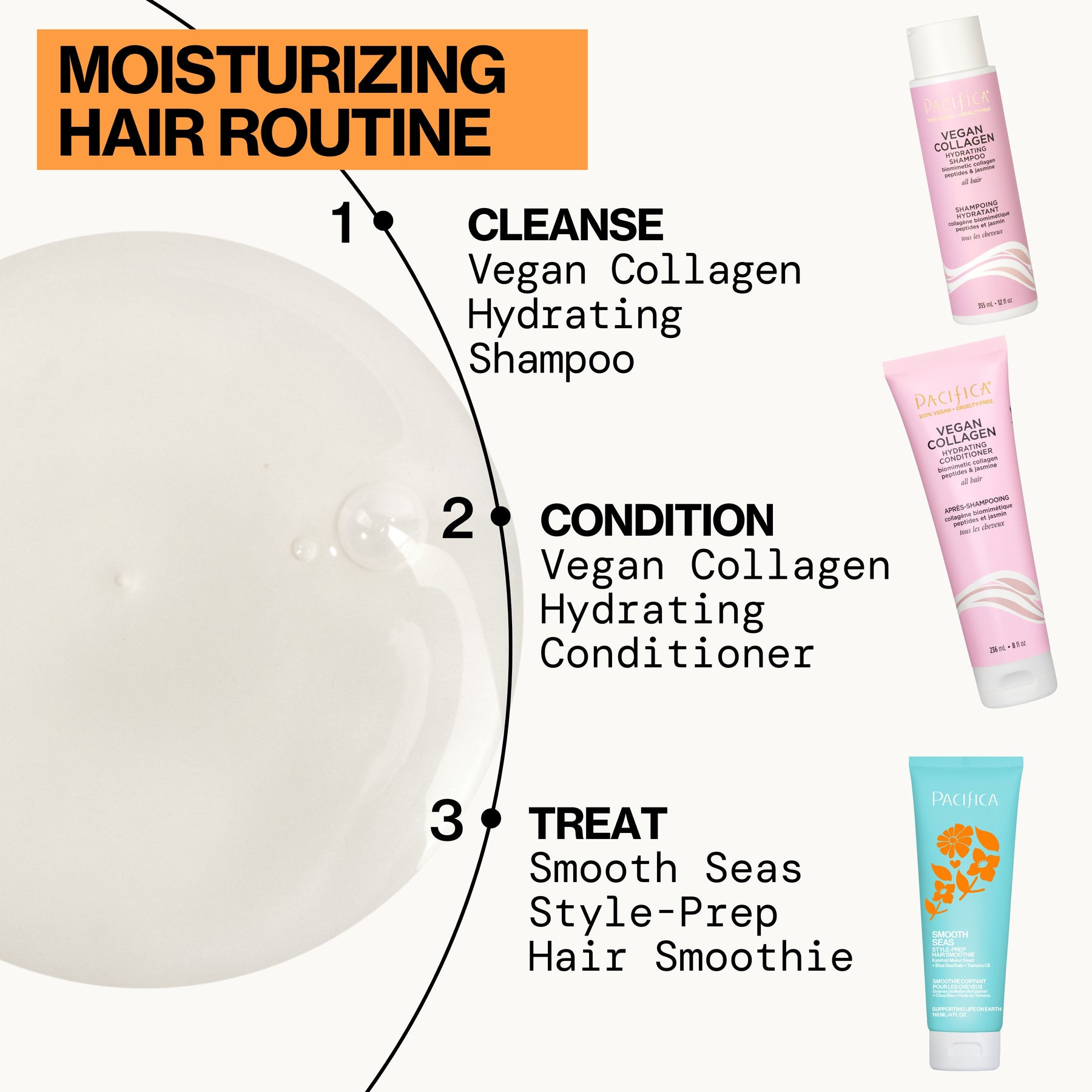 Smooth Seas Style Prep Smoothie - Haircare - Pacifica Beauty