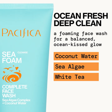 Sea Foam Complete Face Wash | Daily Facial Cleanser - Pacifica