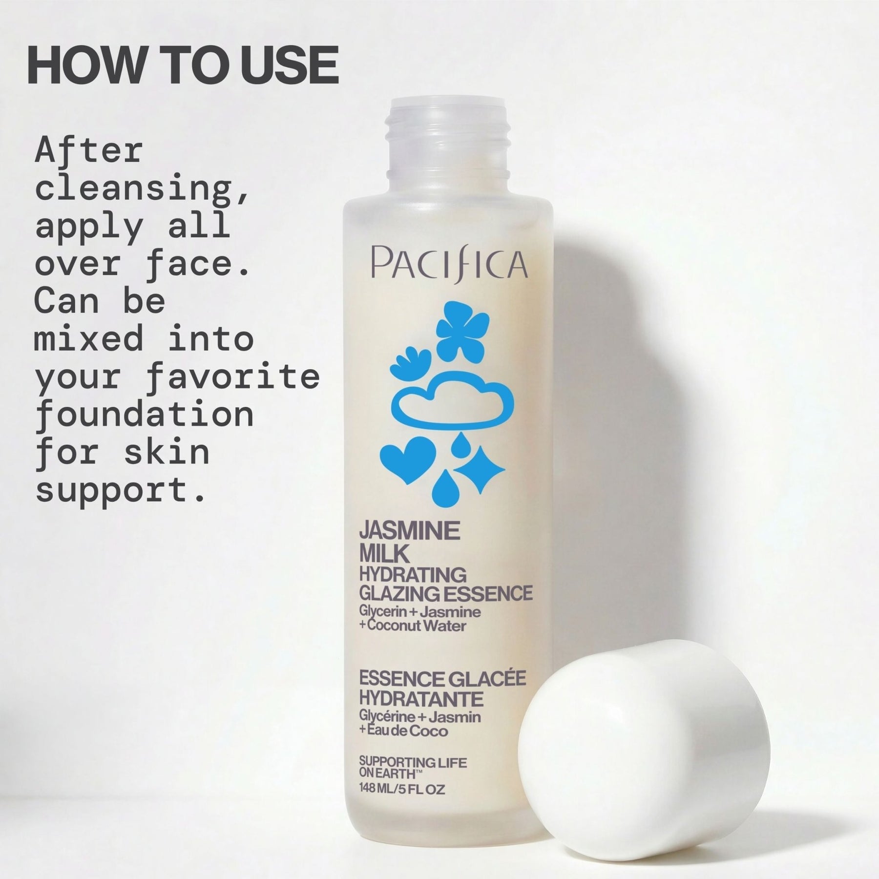 Jasmine Milk Hydrating Glazing Essence - Pacifica