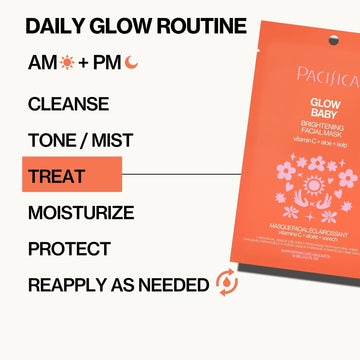 Glow Baby Brightening Facial Mask - Pacifica