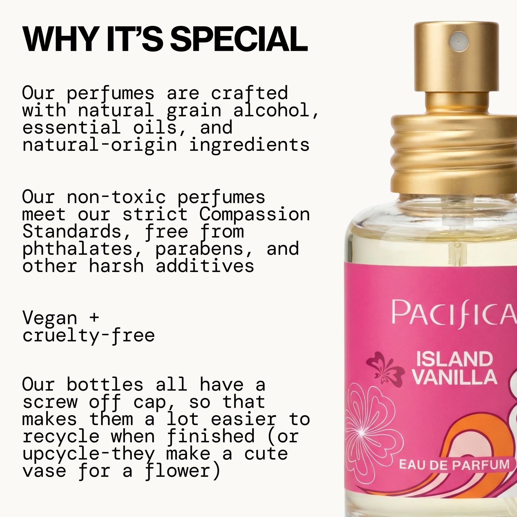 Island Vanilla Spray Perfume - Perfume - Pacifica Beauty