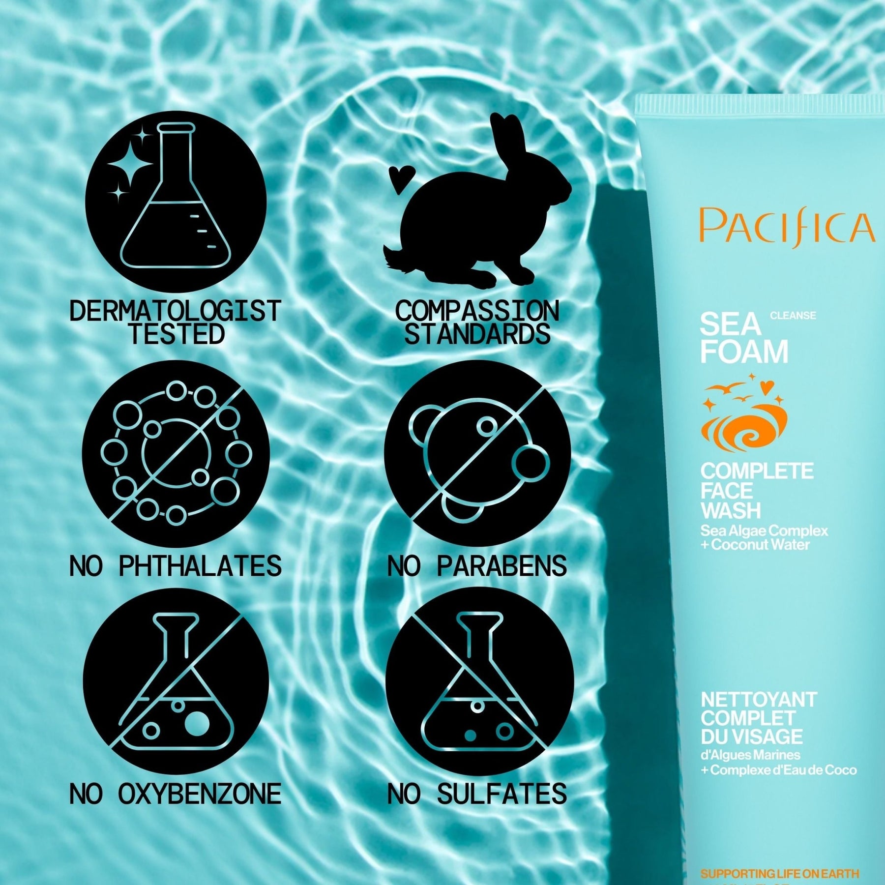 Sea Foam Complete Face Wash | Daily Facial Cleanser - Pacifica