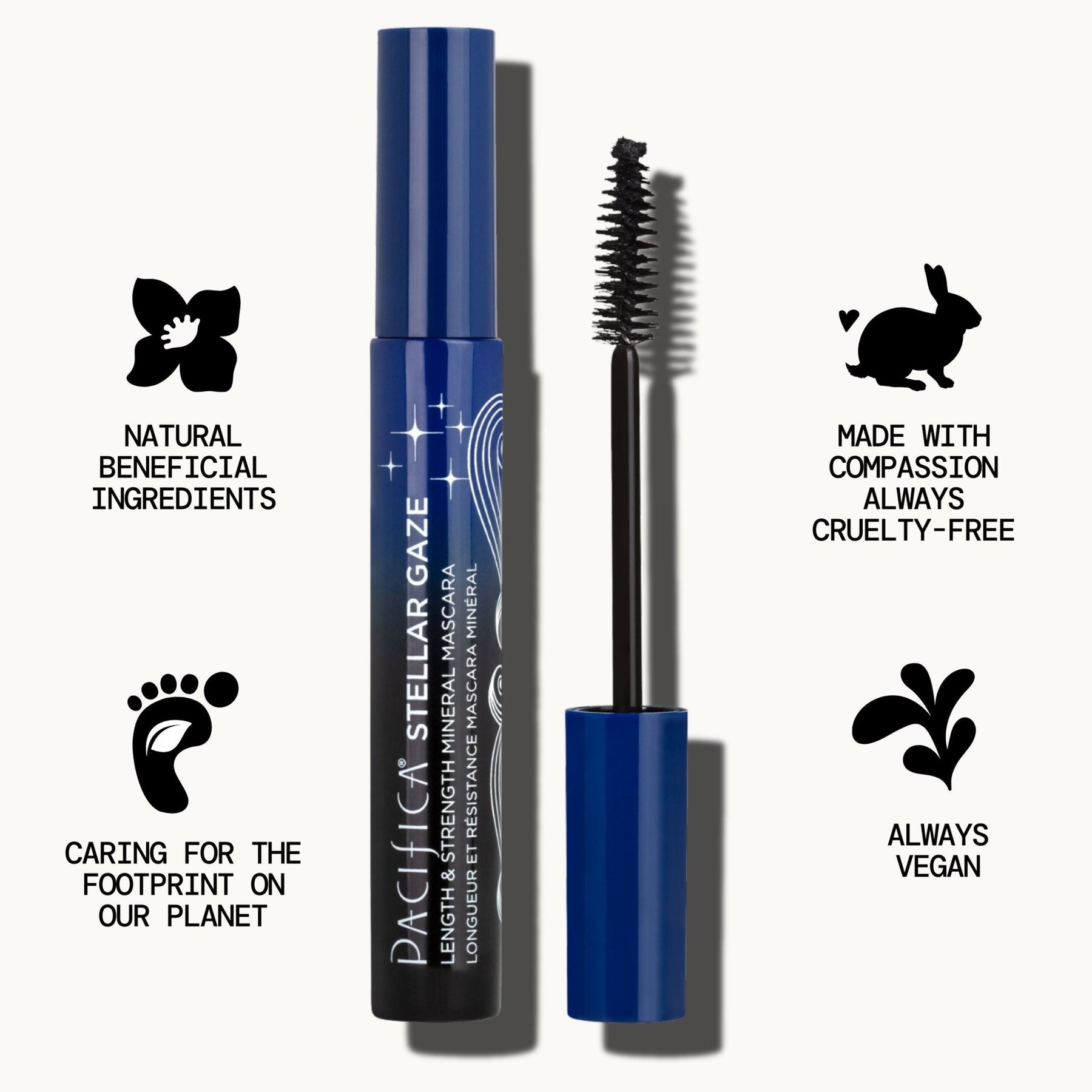 Stellar Gaze Length & Strength Mineral Mascara - Pacifica