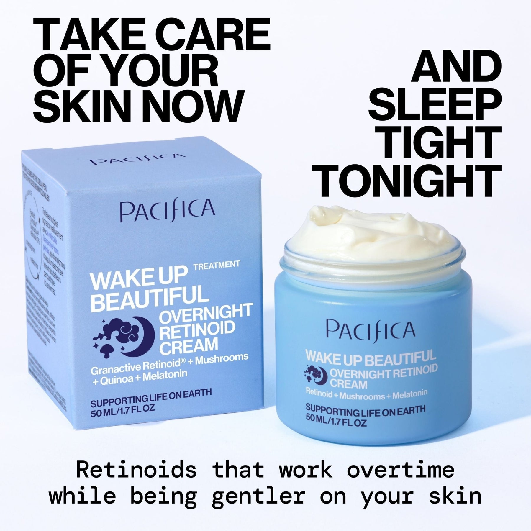 Wake Up Beautiful Overnight Retinoid Cream - Pacifica