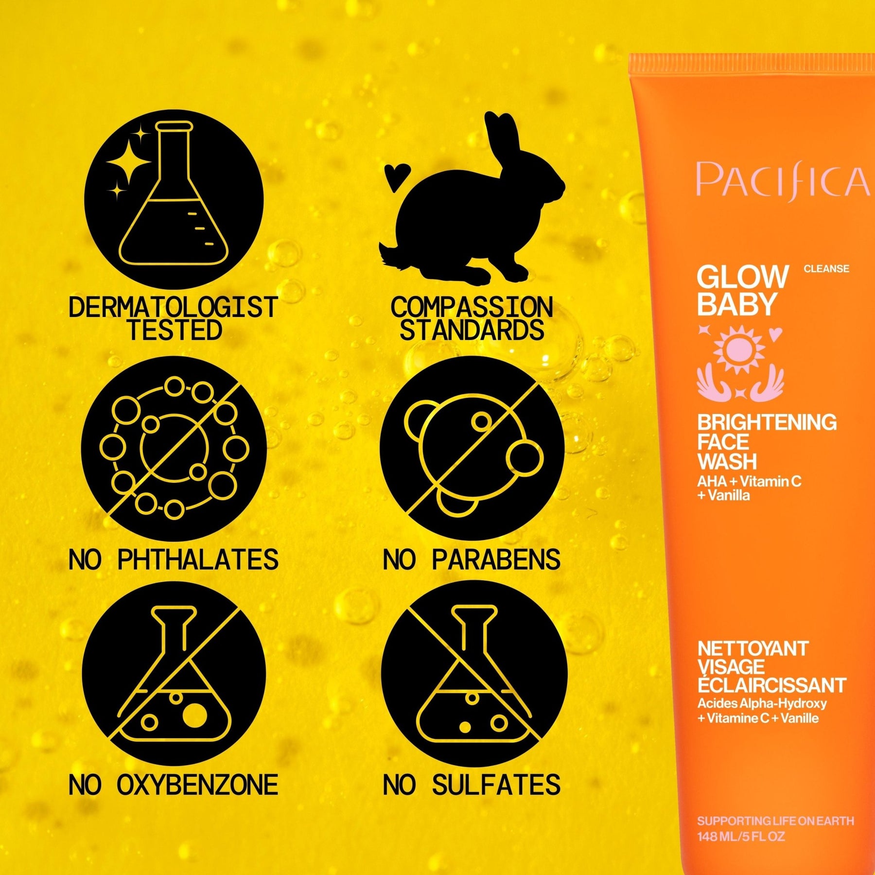 Glow Baby Brightening Face Wash - Pacifica