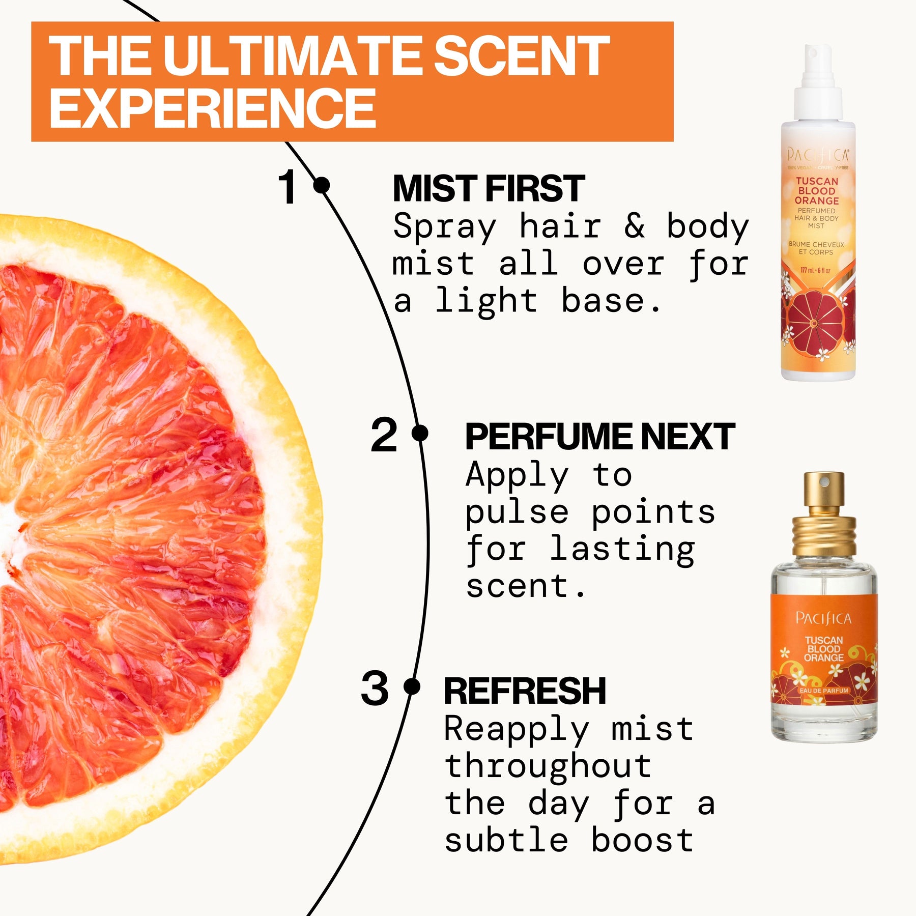 Tuscan Blood Orange Spray Perfume - Perfume - Pacifica Beauty