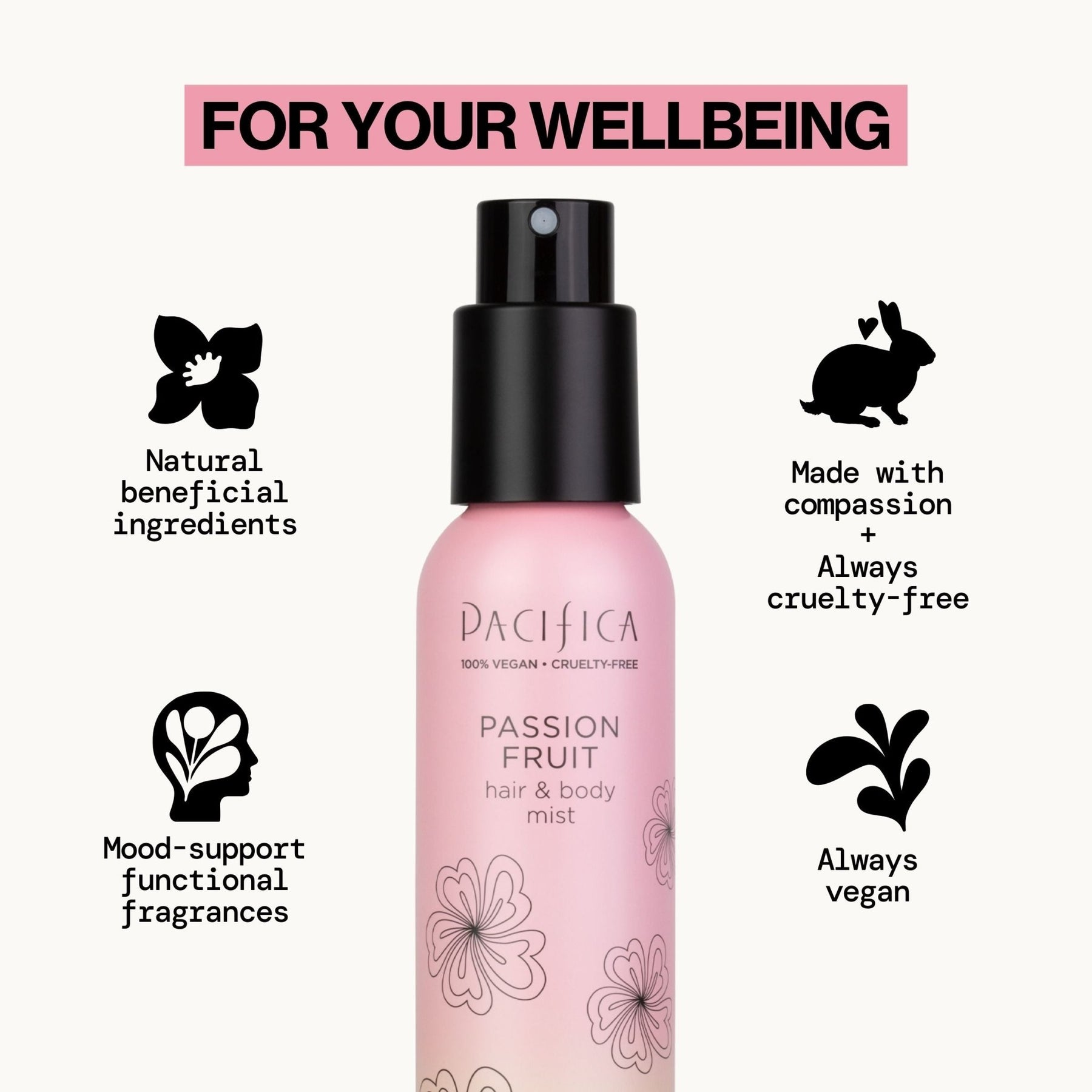 Passion Fruit Hair & Body Mist - Pacifica