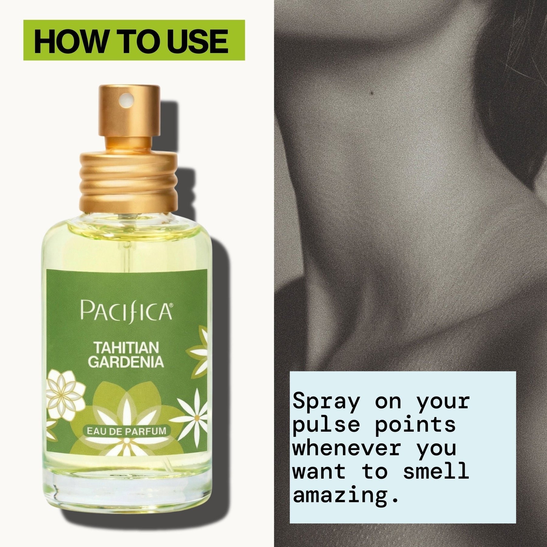 Tahitian Gardenia Spray Perfume - Pacifica