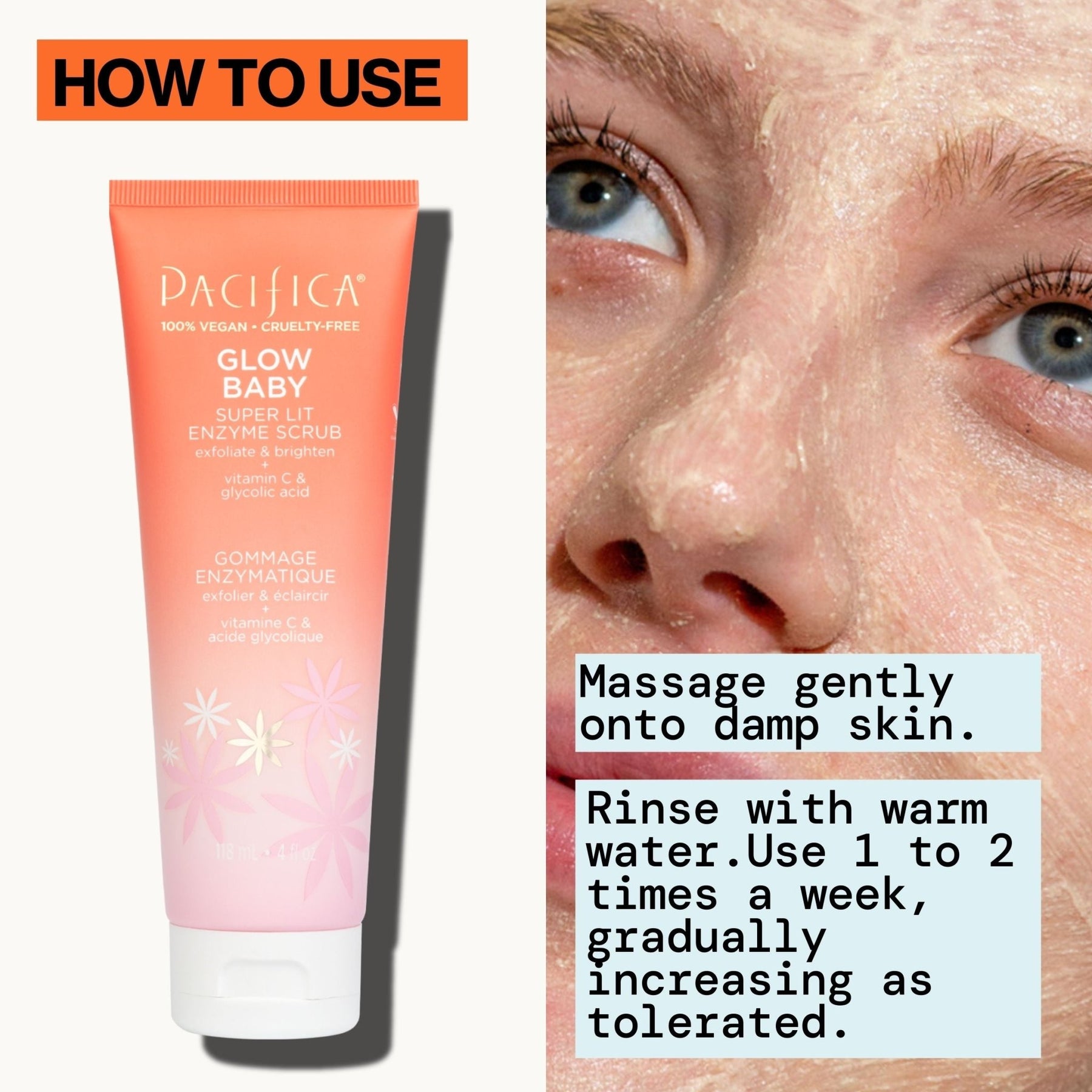 Glow Baby Super Lit Enzyme Scrub - Pacifica
