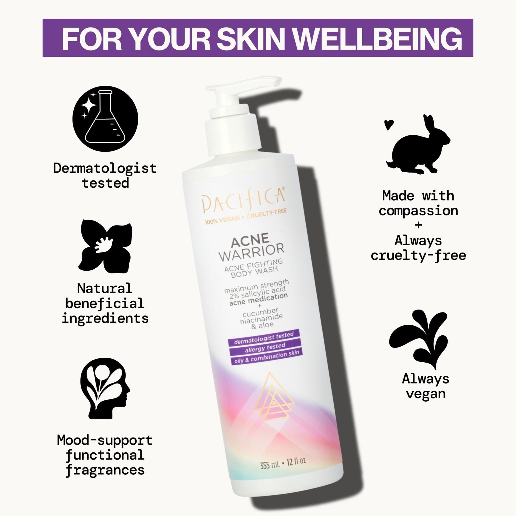 Acne Warrior Body Wash - Pacifica