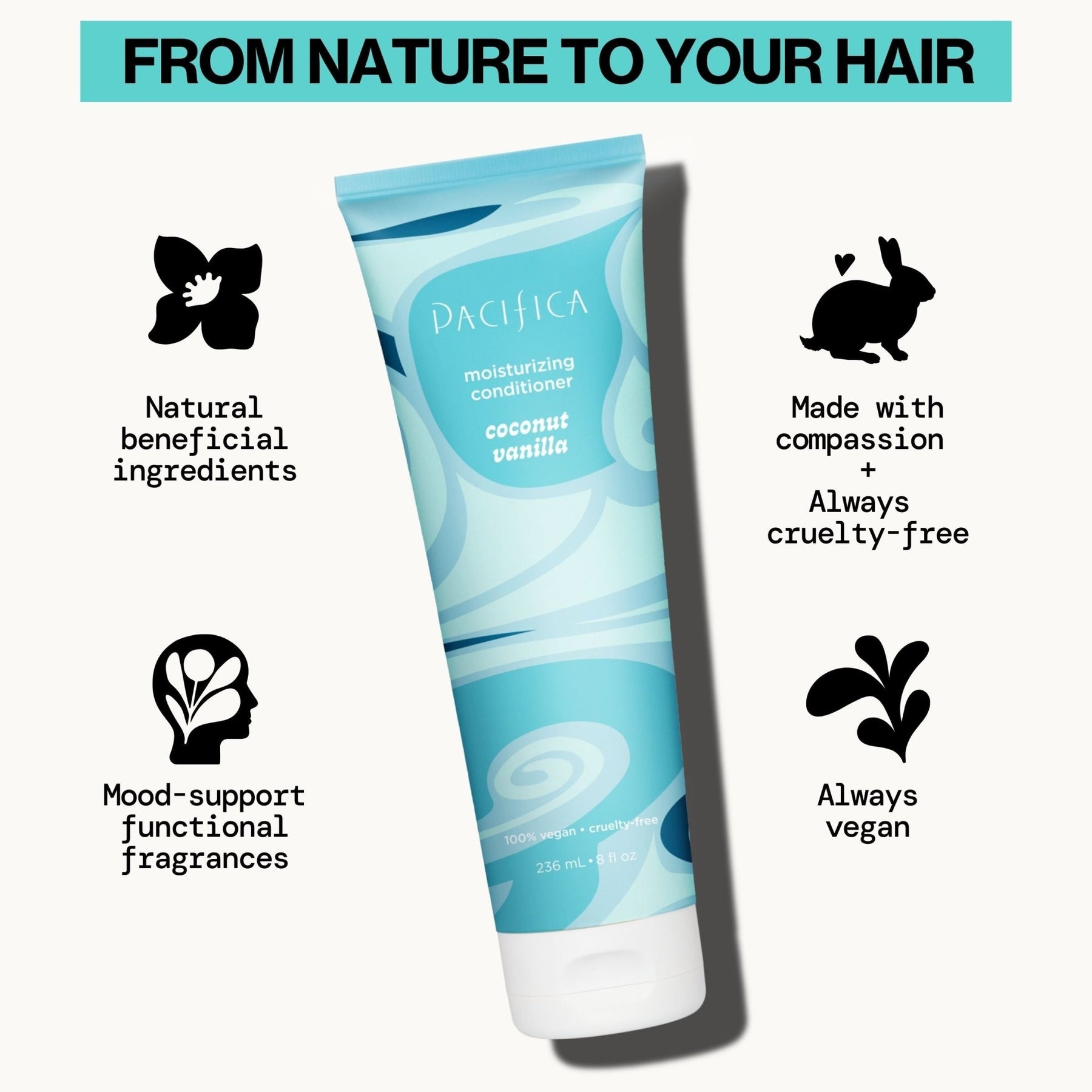 Coconut Vanilla Moisturizing Conditioner - Pacifica