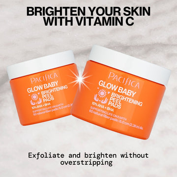 Glow Baby Brightening Peel Pads 10% AHA + BHA - Pacifica