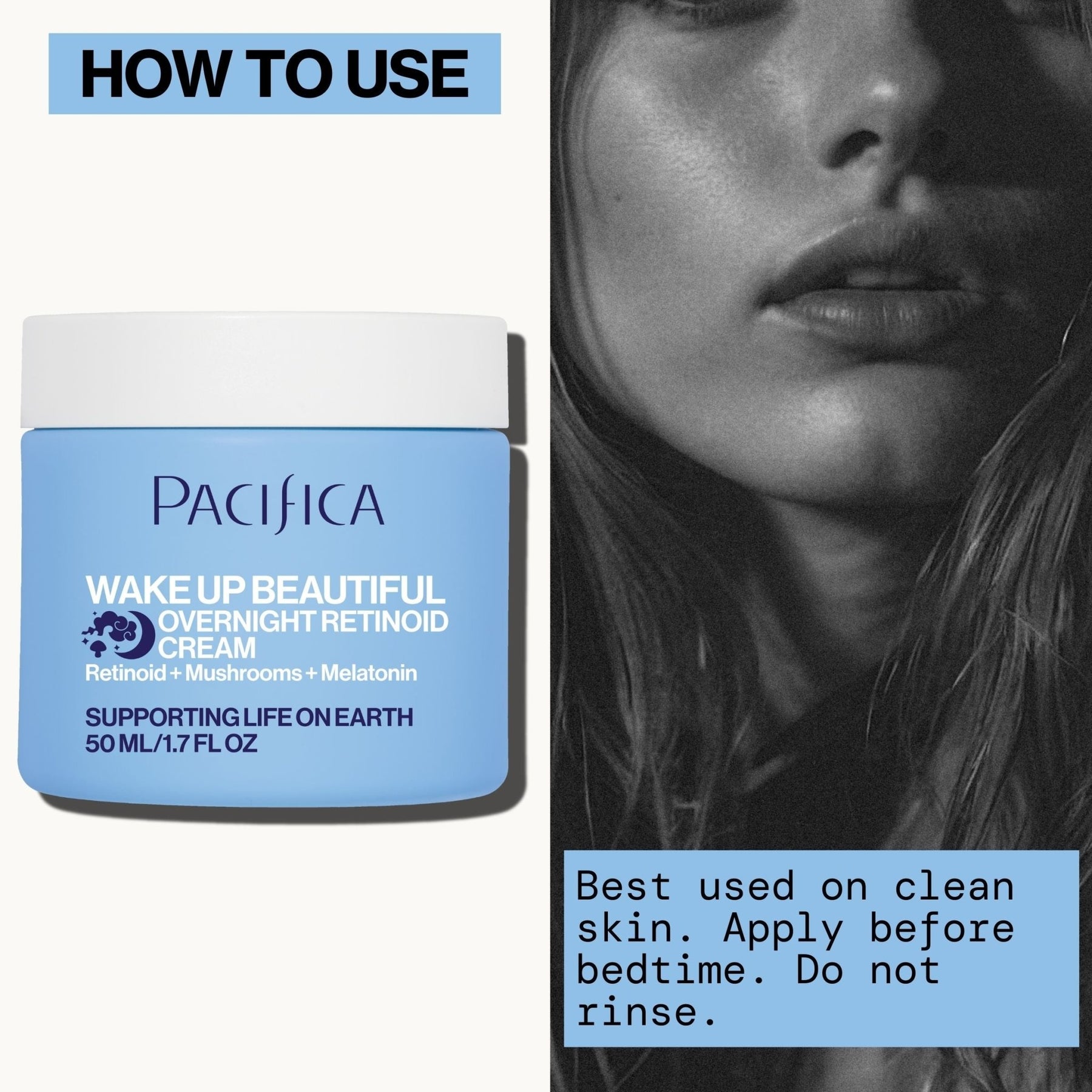 Wake Up Beautiful Overnight Retinoid Cream - Pacifica