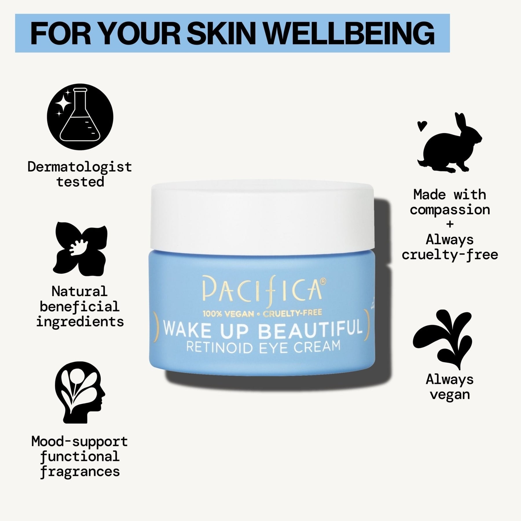 Wake Up Beautiful Retinoid Eye Cream - Pacifica