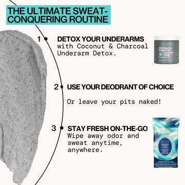 Coconut & Charcoal Underarm Detox Scrub - Bath & Body - Pacifica Beauty