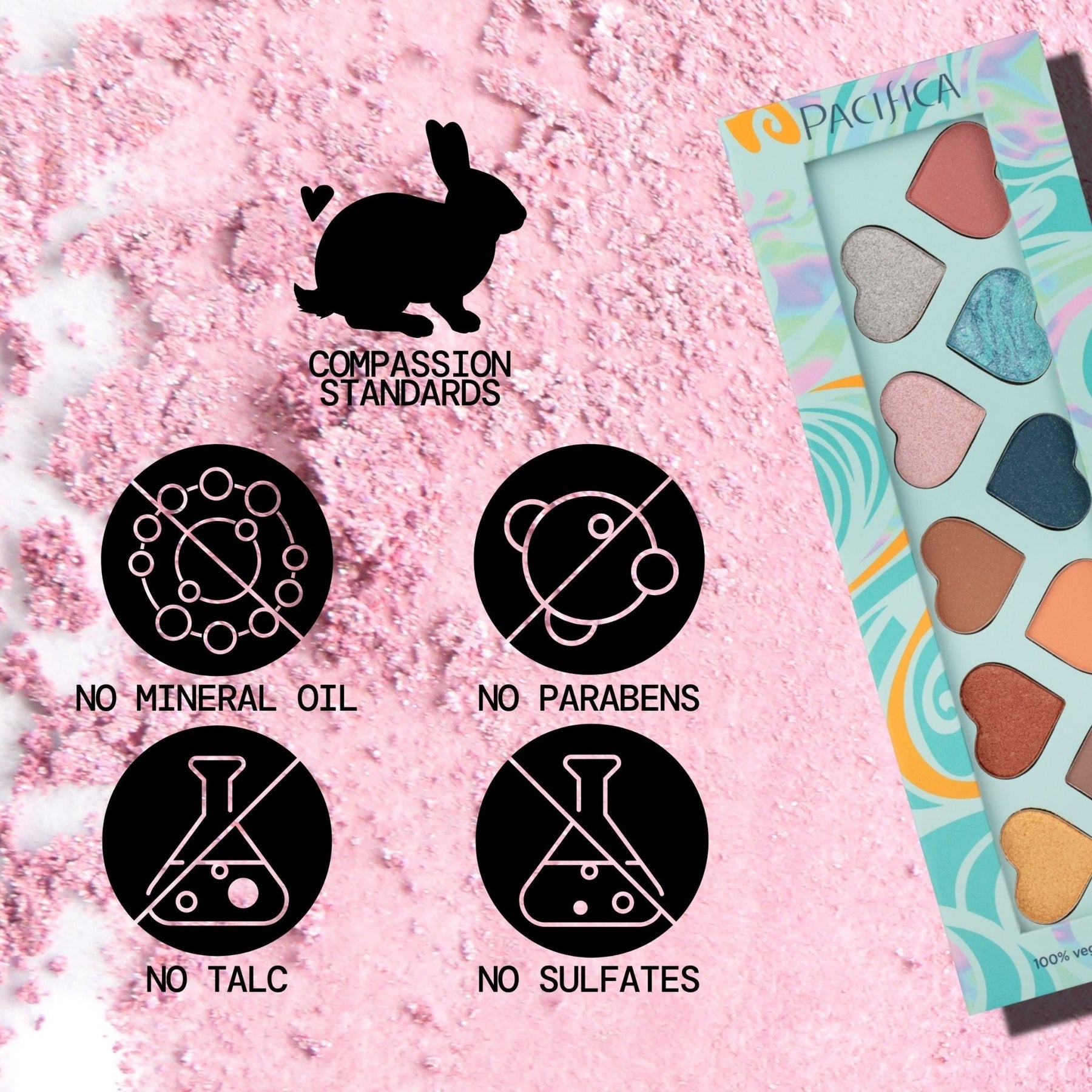 Malibu Eye Shadows Palette - Pacifica