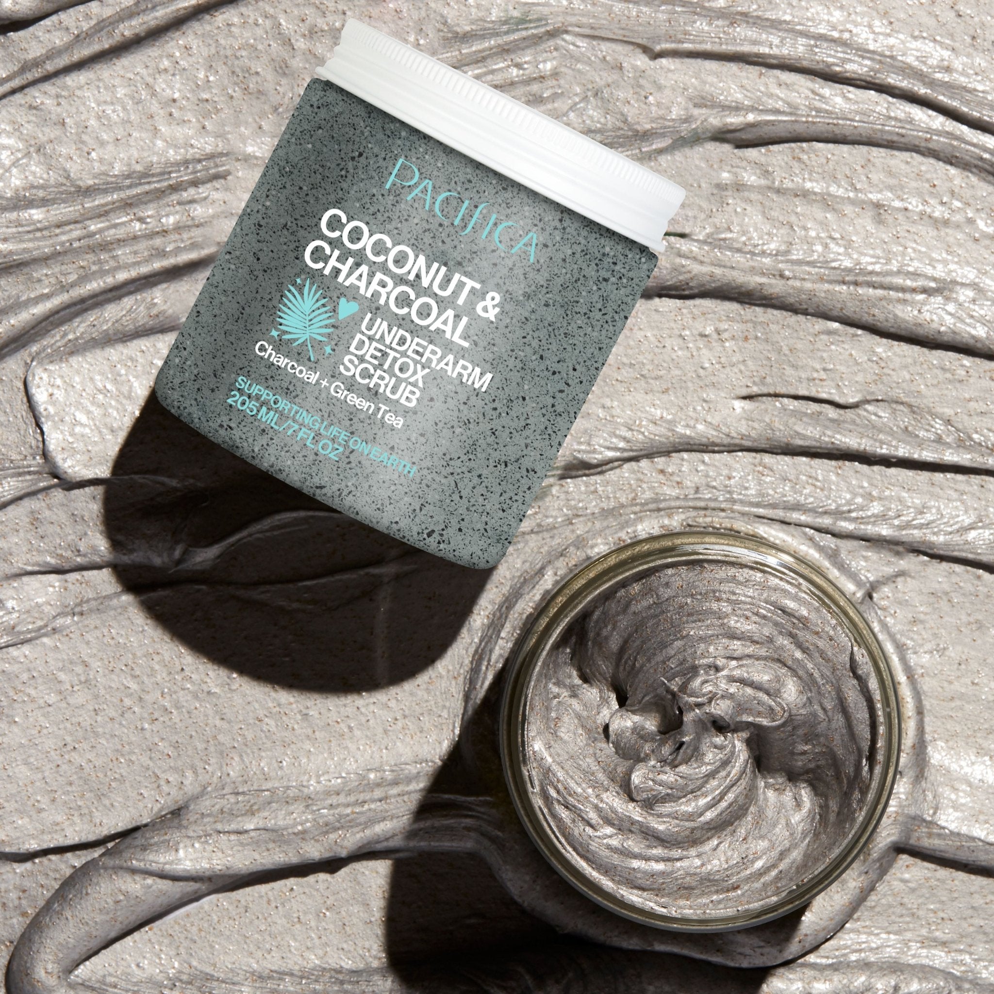 Coconut & Charcoal Underarm Detox Scrub | Pacifica