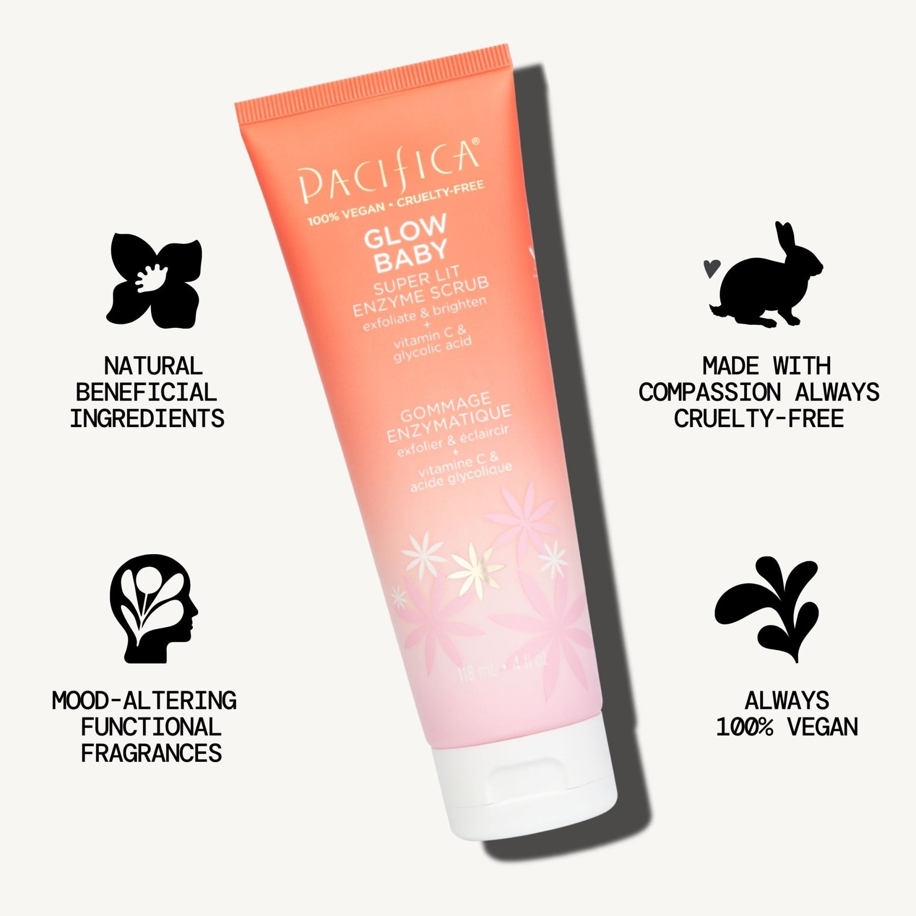 Glow Baby Super Lit Enzyme Scrub - Pacifica