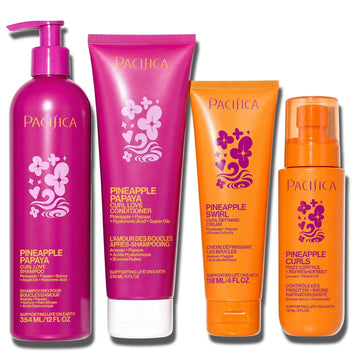 Pineapple Curls Curl Defining + Hydrating Hair Bundle - Pacifica