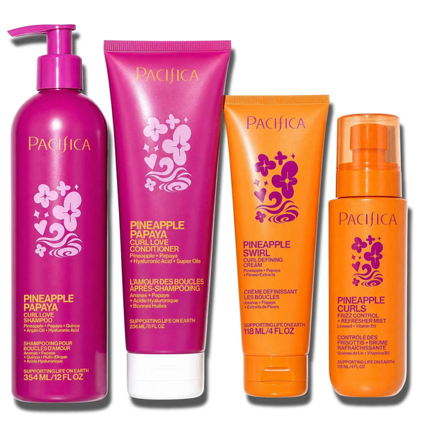 Pineapple Curls Defining + Hydrating Bundle | Pacifica Beauty