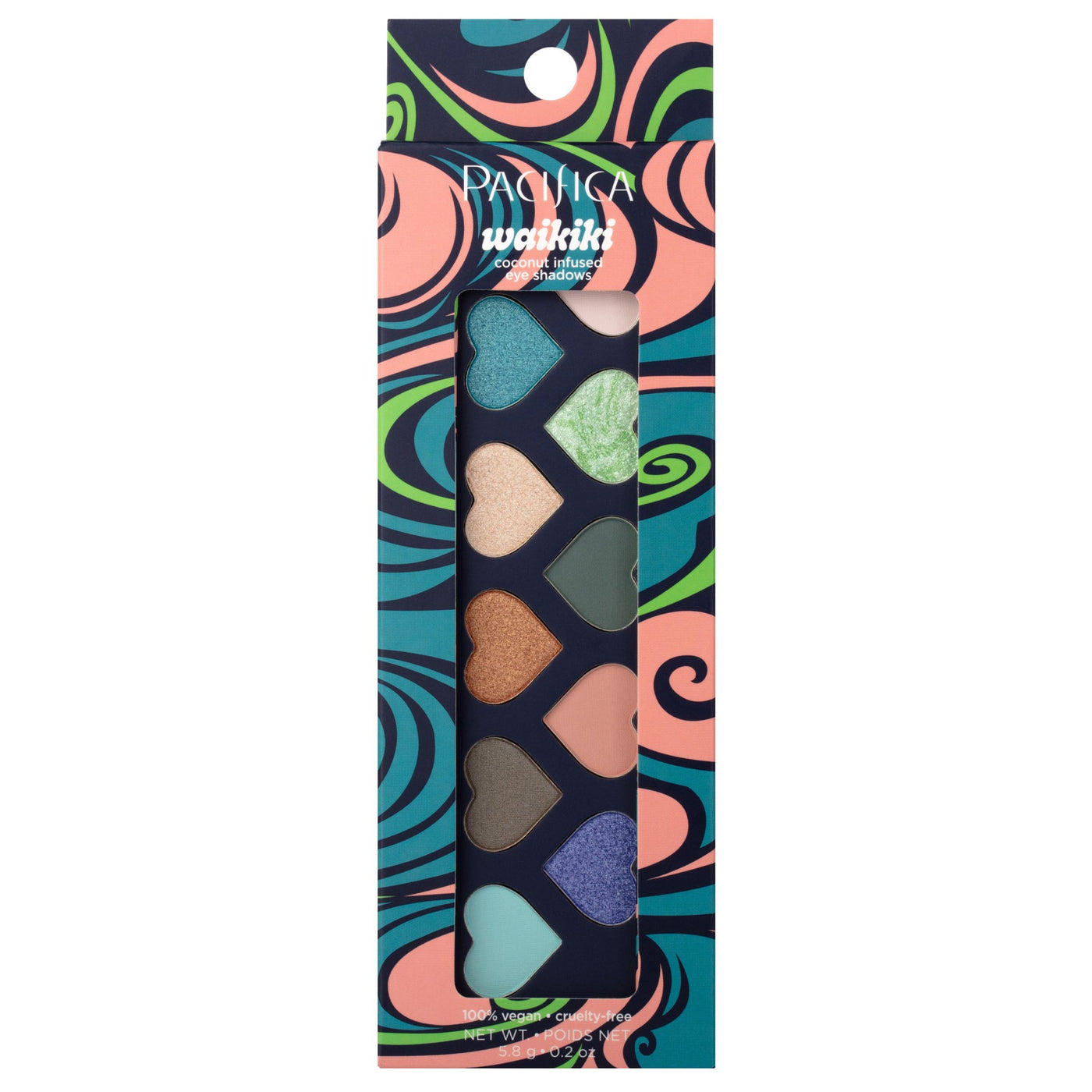 Waikiki Eye Shadows Palette - Makeup - Pacifica Beauty