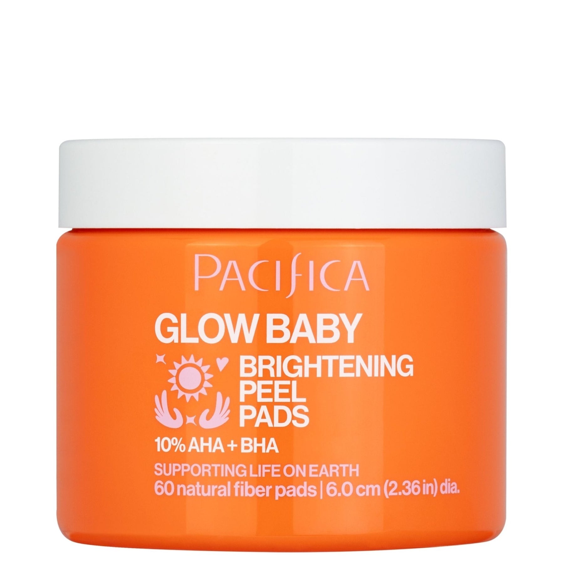 Glow Baby Brightening Peel Pads 10% AHA + BHA - Pacifica