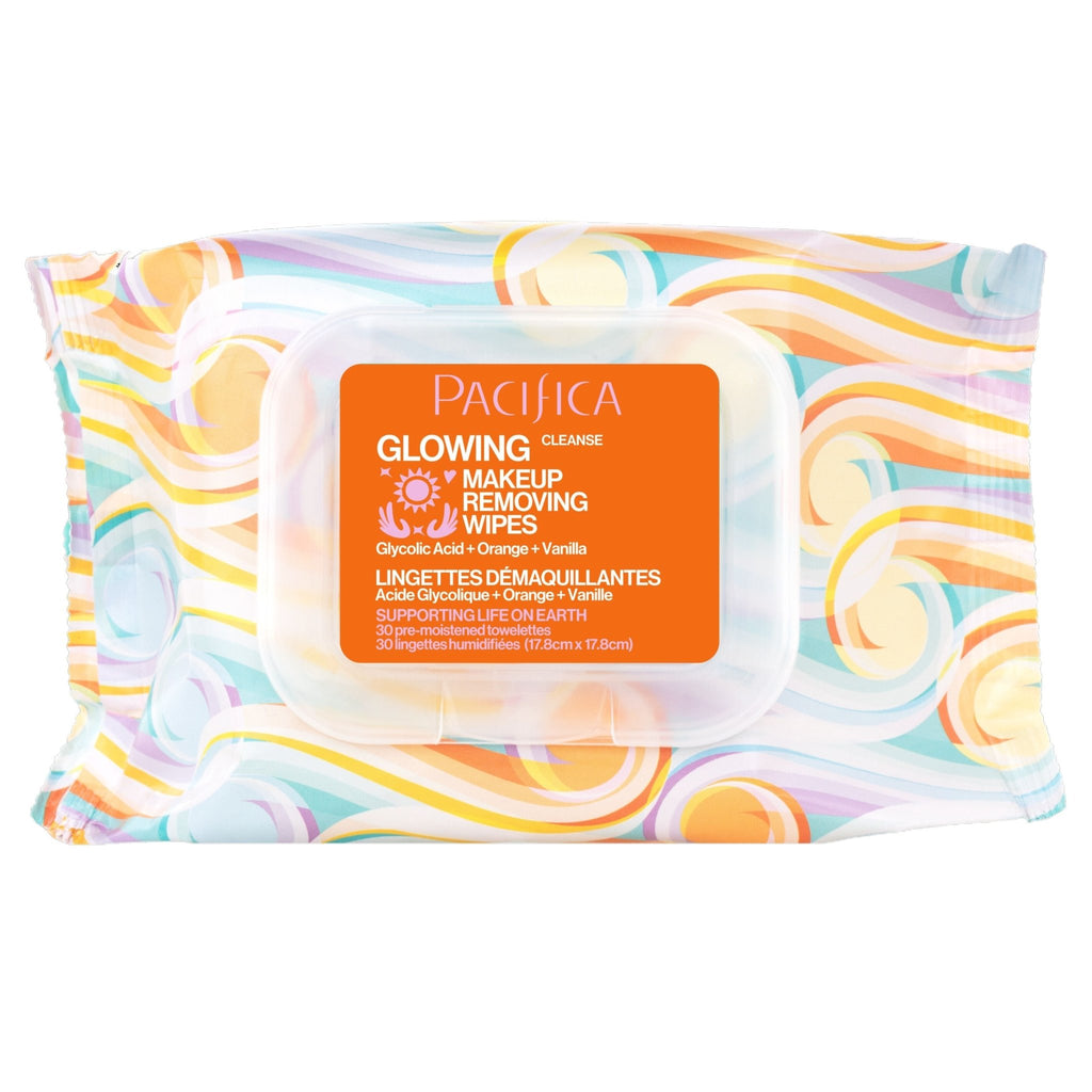 Glowing Glycolic Acid & Vanilla Makeup Removing Wipes