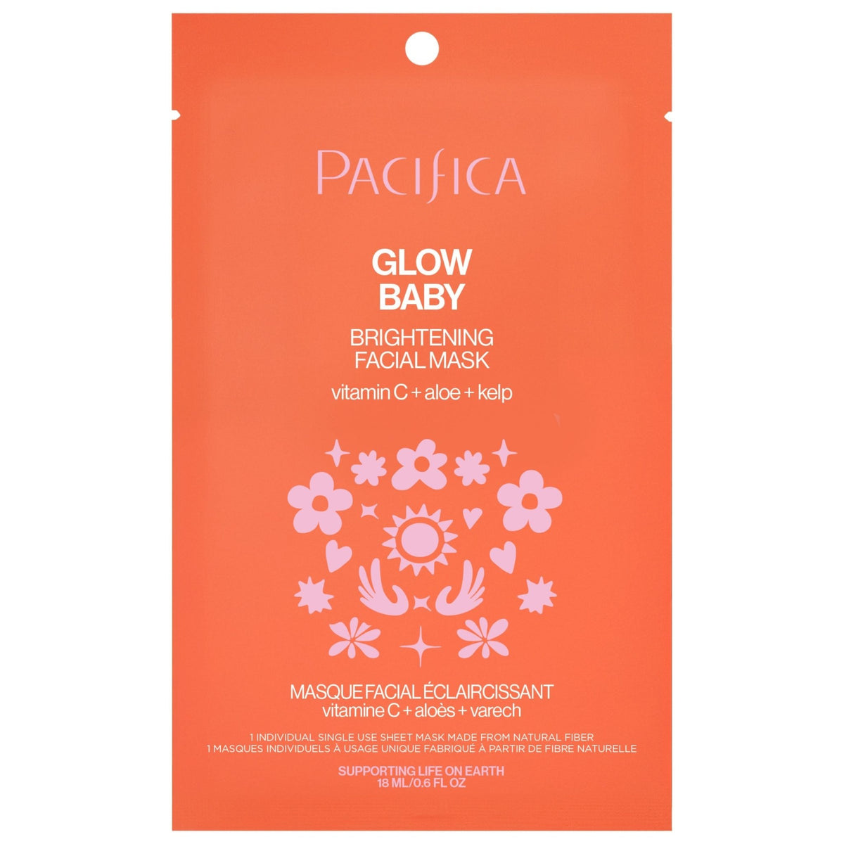 Glow Baby Brightening Facial Mask - Pacifica
